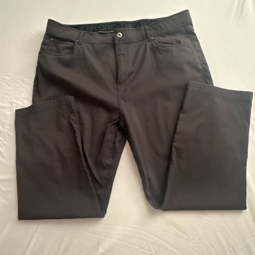 Gerry Weber Dark Gray Chinos Classic Style Dri Fit Activewear Pants 40W x 29L